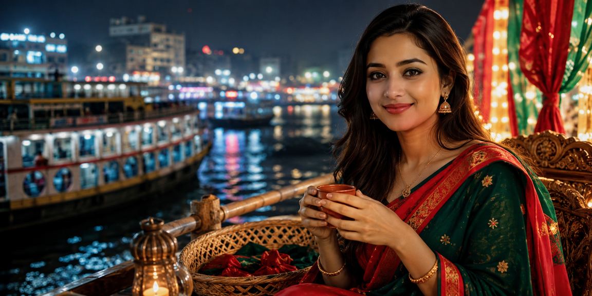 ঢাকায় লটারি খেলছেন দর্শক লাল সবুজ পোশাকে